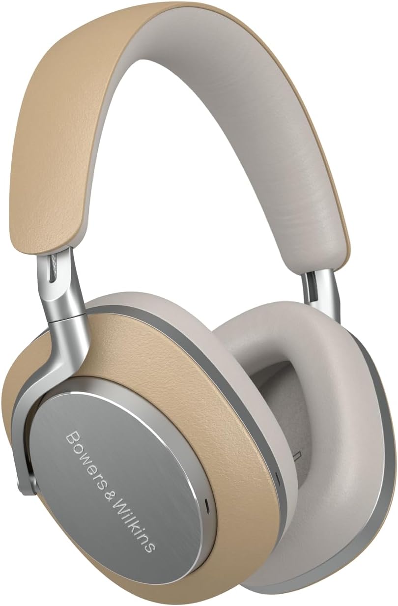 Bowers & Wilkins PX8 Casque Supra-auriculaire sans Fil avec Bluetooth 5.0 et Charge Rapide, 30 Heures de Lecture Haute résolution et Microphone intégré Marron Clair