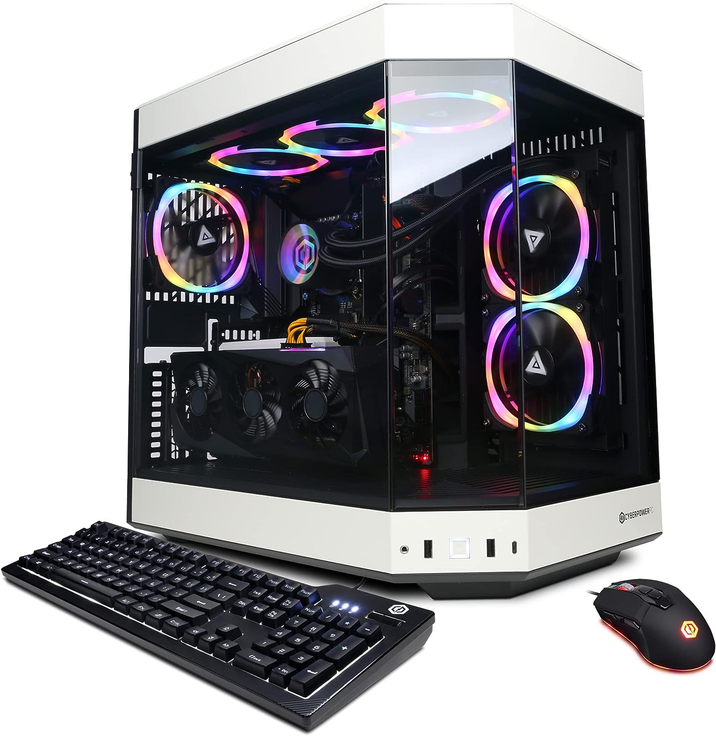 CyberPowerPC Gamer Xtreme VR PC de jeu, Intel Core i9-13900KF 3,0 GHz, GeForce RTX 4070 12 Go, 16 Go DDR5, SSD NVMe 1 To, Wi-Fi prêt et Windows 11 Famille (GXiVR8080A36)