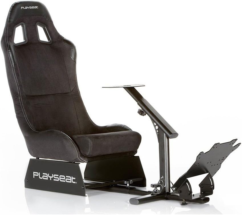 Playseat Evolution - Alcantara - REM.00008 - Siège baquet pour simulation de sport automobile compatible avec la plupart des volants et pédaliers du marché.