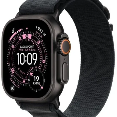 Apple Watch Ultra 3 GPS + Cellular – 49mm Boîtier Black Titanium – Bracelet Alpine Loop – L (2025) – Reconditionné – Excellent état