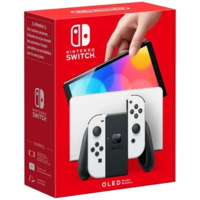Console Nintendo Switch – Modèle OLED • Blanc