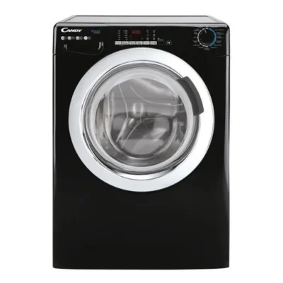 Lave-linge hublot Candy- 10 kg – Induction – Vapeur – 1400 trs/min – Classe A – Programmes rapides – Noir