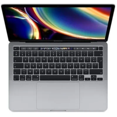 MacBook Pro Touch Bar 13&Prime;Core i5 1,4 Ghz 8 Go 256 Go SSD Gris Sidéral (2020) – Batterie Neuve – Reconditionné – Etat correct
