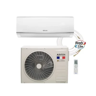 Pack Airton prêt à poser: Climatiseur Mono-split Réversible – 5270/5500W A++A+. Vendu avec liaisons Readyclim 4m + Wifi