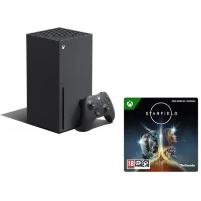 Pack Console Xbox Series X – 1 To + Starfield – Jeu Xbox Series X|S à télécharger
