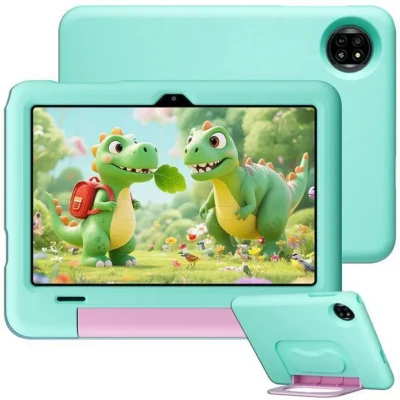 Blackview Tab 20 kids, Android 15,12+ 64Go /SD 2To,10&Prime;,6600mAh,Kids Space,Contrôle Parental, Face ID – Vert