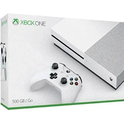 Console de salon – Microsoft – Xbox One S – 500 Go – Blanc – Abonnement Xbox Live Gold 14 jours