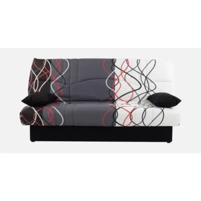 Canapé convertible clic clac 3 places – Tissu motif Graffiti rouge & noir – L 190 x P 92 cm – DREAM – Style Contemporain  Canapé convertible clic clac 3 places – Tissu motif Graffiti rouge & noir – L 190 x P 92 cm – DREAM – Style Contemporain  Canapé convertible clic clac 3 places – Tissu motif Graffiti rouge & noir – L 190 x P 92 cm – DREAM – Style Contemporain  Canapé convertible clic clac 3 places – Tissu motif Graffiti rouge & noir – L 190 x P 92 cm – DREAM – Style Contemporain           Canapé convertible clic clac 3 places – Tissu motif Graffiti rouge & noir – L 190 x P 92 cm – DREAM – Style Contemporain