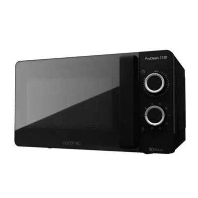 Cecotec Micro-ondes avec Gril ProClean 3130. Capacité de 20 L, Revêtement Ready2Clean, 700 W de Puissance, Gril 800 W, 6 niveaux, Mi