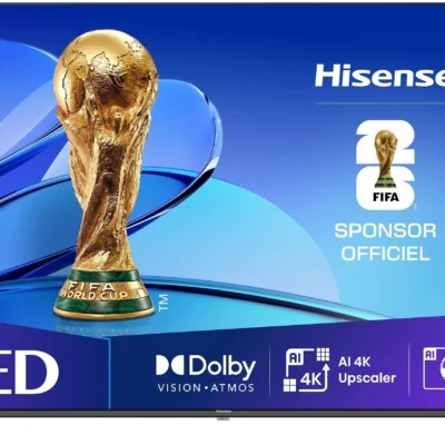 Hisense 75E7Q – TV QLED 75&Prime; (189 cm) – 4K UHD 3840×2160 – TV connecté – 3xHDMI 2.1 – WiFi