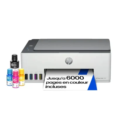Imprimante Multifonction – HP – Smart Tank 5105 – Wi-Fi et Bluetooth – Réservoir d’encre – Couleurs