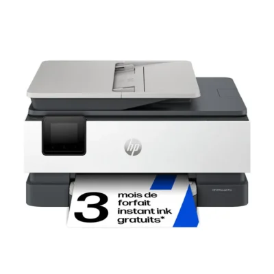 Imprimante tout-en-un HP OfficeJet Pro 8124e jet d&rsquo;encre couleur avec 3 mois d’Instant Ink inclus avec HP+