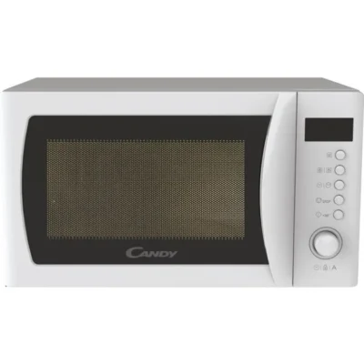 Micro-ondes Candy Idea CMWA20SDLW 700W Digital 20L Blanc – Fonction Décongélation – 5 Niveaux de Puissance – 8 Menus Automatiques