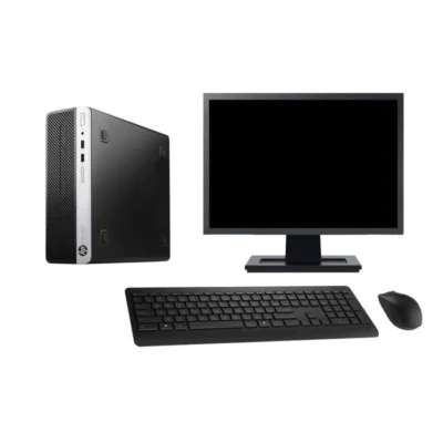 PC HP 400 G4 SFF Ecran 27&Prime; Intel G4400 RAM 16Go Disque Dur 500Go Windows 10 Wifi