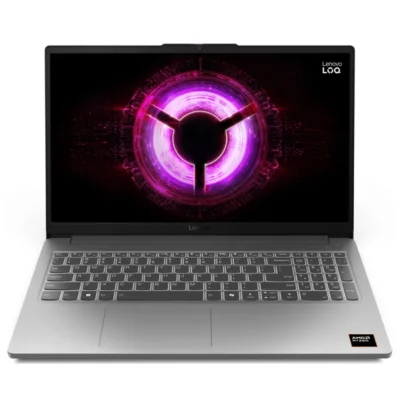 PC portable Gamer Lenovo LOQ 15ARP10E | Sans Windows – 15 » FHD 144hz – Ryzen 5 150 – RTX 3050 – RAM 16 Go – SSD 512 Go – AZERTY