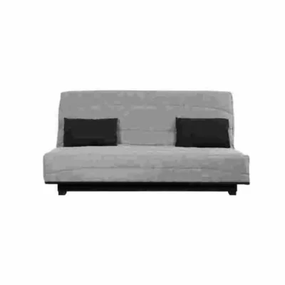 RELAXIMA – Banquette convertible Clic Clac NOE, couchage 130 x 190, rangement intégré, cape gris