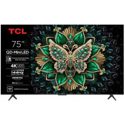 TV LED 75 » – TCL – 75C6K – Mini LED – UHD 4K – Smart TV