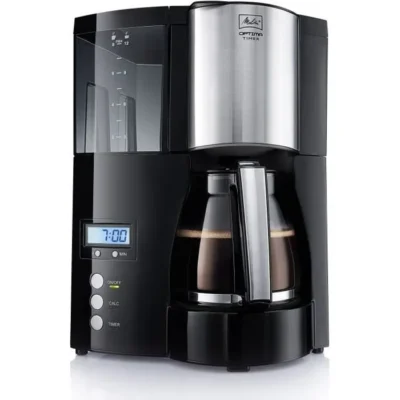 Cafetière filtre programmable Optima Timer – MELITTA – 100801 – 1L – 850W