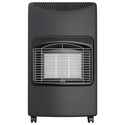 Chauffage d&rsquo;appoint gaz 4200W + Connectique gaz incluse 3 puissances de chauffe – Poele à gaz mobile Intérieur 120m3 NIKLAS