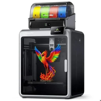 Creality K2 Pro Combo Imprimante 3D, Multicolore avec CFS, Vitesse Maximale de 600mm/s, Double Caméra IA, Entièrement Assemblée