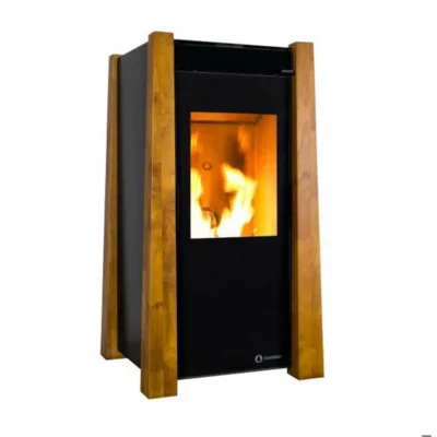 Ecoforest Poêle à granulés de bois 9.5kw noir/bois – 20887