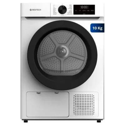 GEDTECH Sèche-linge pompe à chaleur SL10HPE – 10 Kg – L60cm – 16 programmes – Départ différé – Grande capacité – Classe E