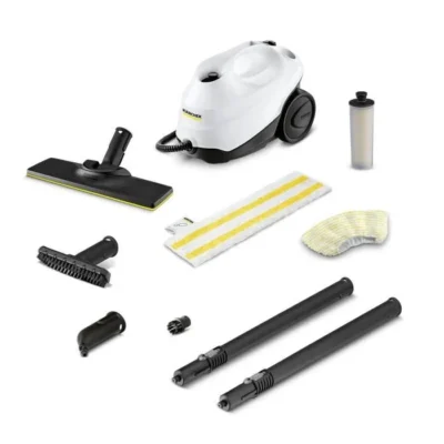 KARCHER SC 3 Easy Fix – Nettoyeur vapeur – 1900 W – 3,5 bars – autonomie illimitée – Elimine jusqu’à 99.99 % des virus bactéries