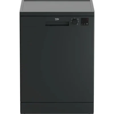 Lave-vaisselle pose libre BEKO b100 DVN06431A – 14 couverts – L60cm – 47dB – Ouverture porte auto – Anthracite
