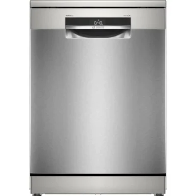 Lave-vaisselle pose libre BOSCH SMS6ZCI11F SER6 – 14 couverts – Induction – L60cm – 40 dB – Classe B – tiroir à couverts – Acier