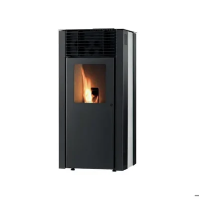 Poêle à granules Supra – Leïos Pierre – 6 kW – Noir – Automatique et manuelle
