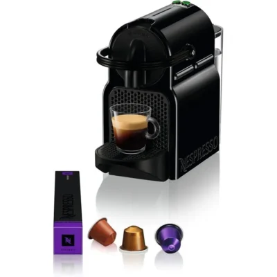 Machine à café capsules – Nespresso – Delonghi – Inissa – EN80.B – Noir – 16 capsules Nespresso incluses