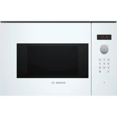 Micro-onde encastrable – BOSCH SER4 – BFL523MW1F – Blanc – 59,4 x 31,7 x 38,2 cm