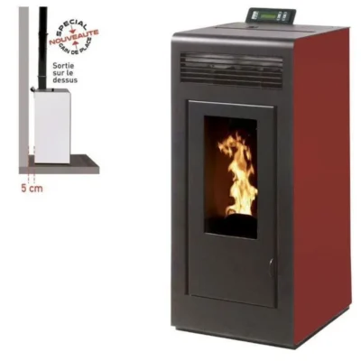 Poêle à granulés INTERSTOVES MARINA 13 Étanche sortie dessus