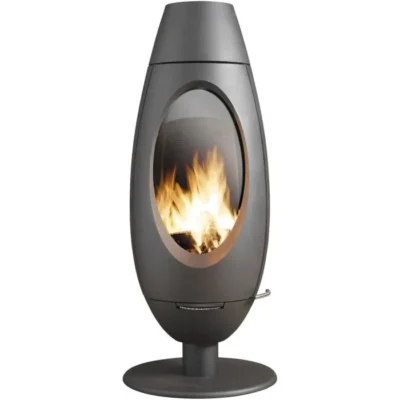 Poêle à bois – INVICTA Ode – 10 KW – Fonte – Bûches 25 cm