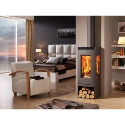Poêle à bois – PANADERO – Alba Ecodesign – 9,5 kw – Bûches 50 cm