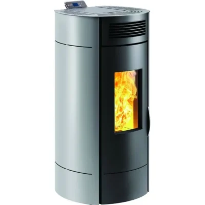 Poêle à granulés – INVICTA LODI 10 – Wifi – Acier – Gris