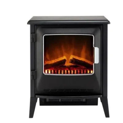 Poêle électrique Optiflame LUCIA STOVE 1800W – EWT – A poser – Effet flamme réaliste – Kit bûches inclus