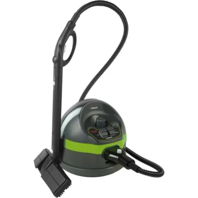 POLTI VAPORETTO CLASSIC 65 – Nettoyeur vapeur – autonomie limitée – 4 BAR – 110g/min – 1500W – 7 accessoires – Vert + Noir