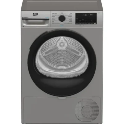 Sèche-linge pompe à chaleur BEKO D3H28E93S Eco Sense – 8 kg – L60cm – Silver